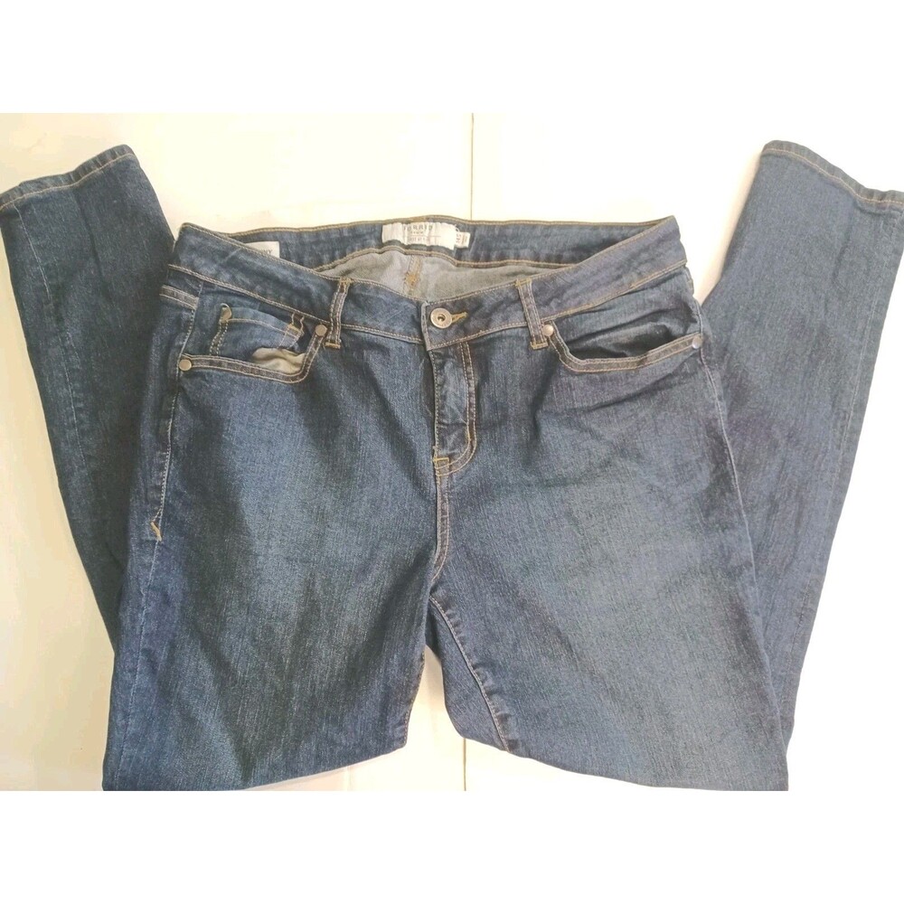 Torrid Women's Denim Curvy Skinny Jean  Stretch Mid-Rise Medium Wash Sz 14 S